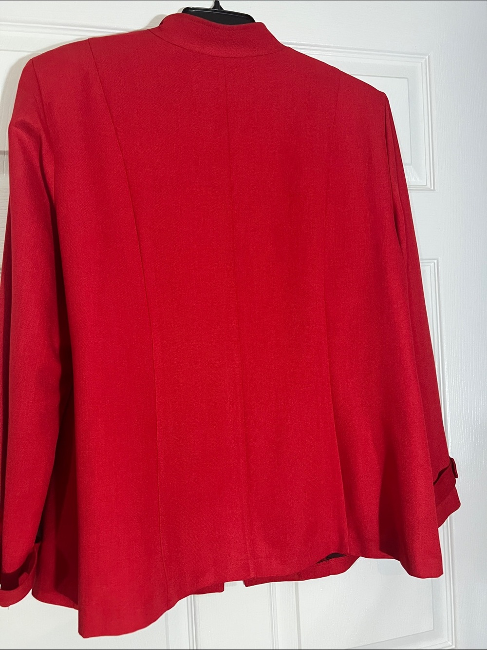 Perceptions Bold Red Open-Front Blazer - Picture 2 of 2